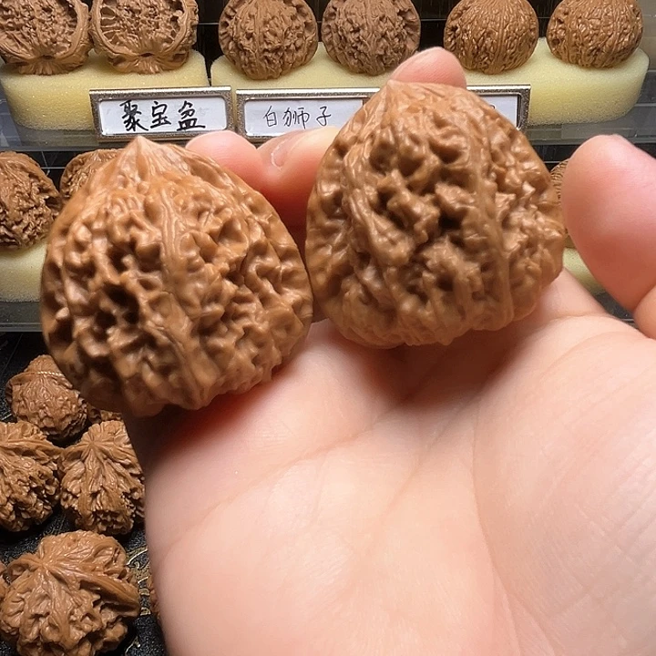 把件文玩核桃平谷凹底