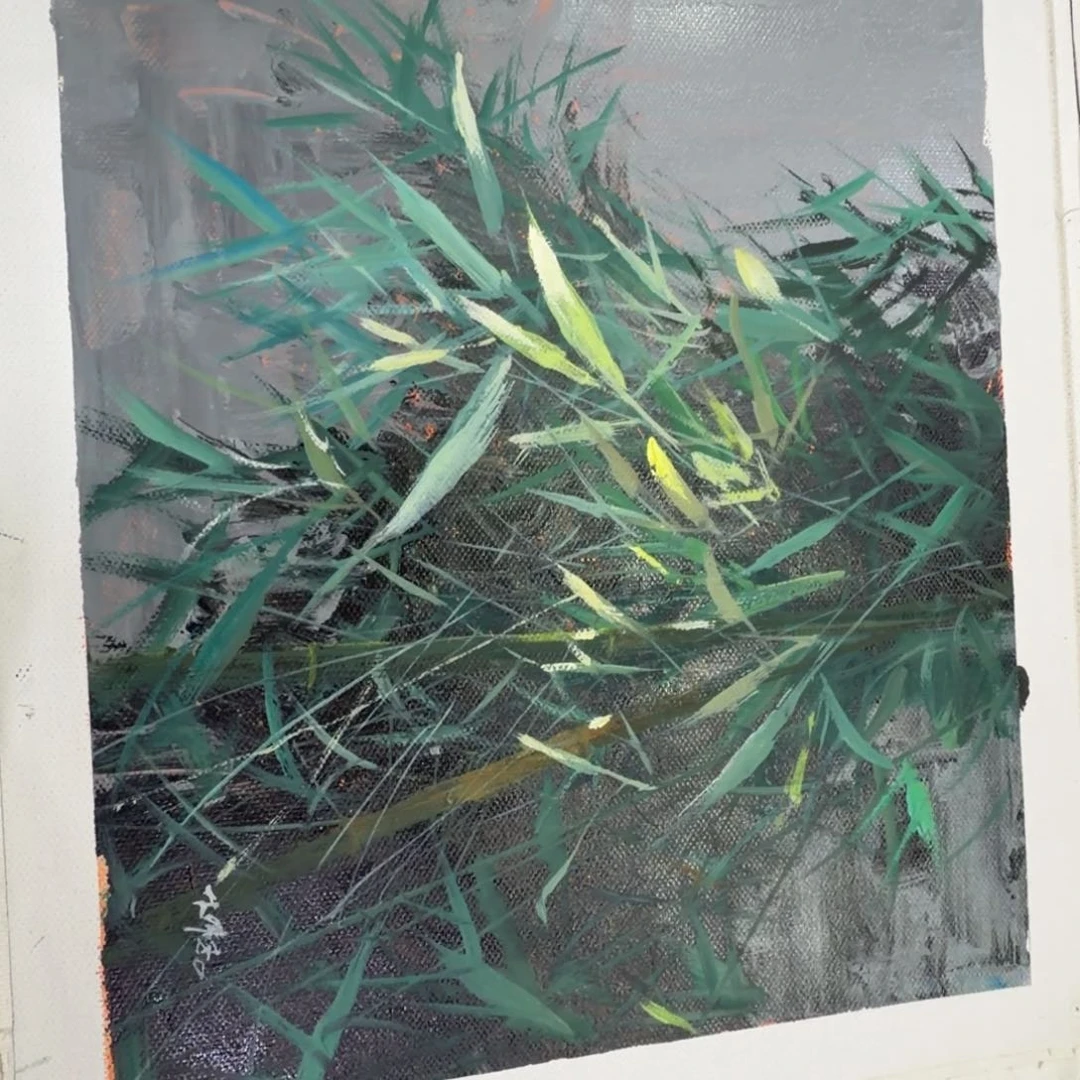 油画加油加油努力加油努力