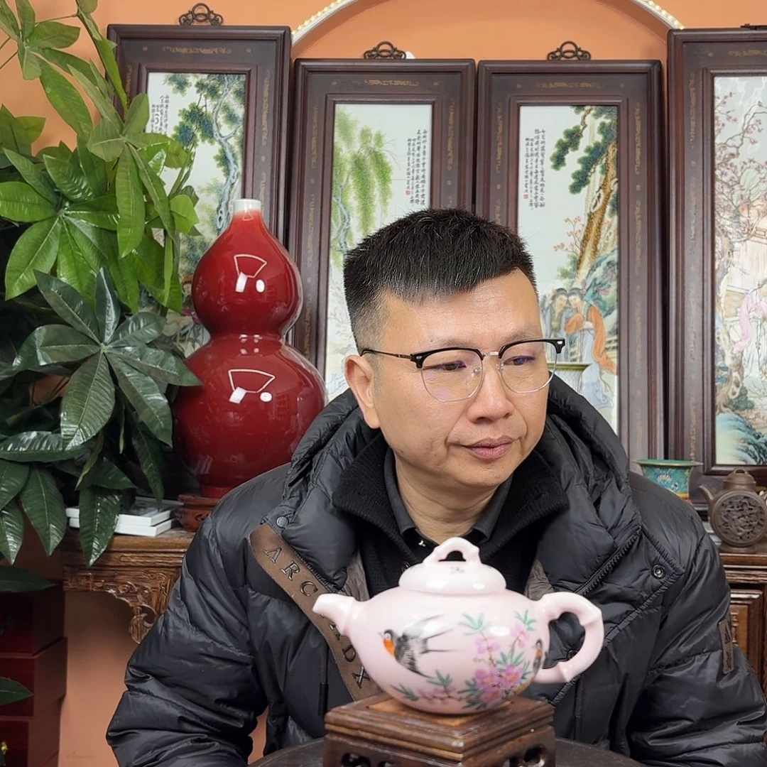 陶摆件景德镇陶瓷手工壶