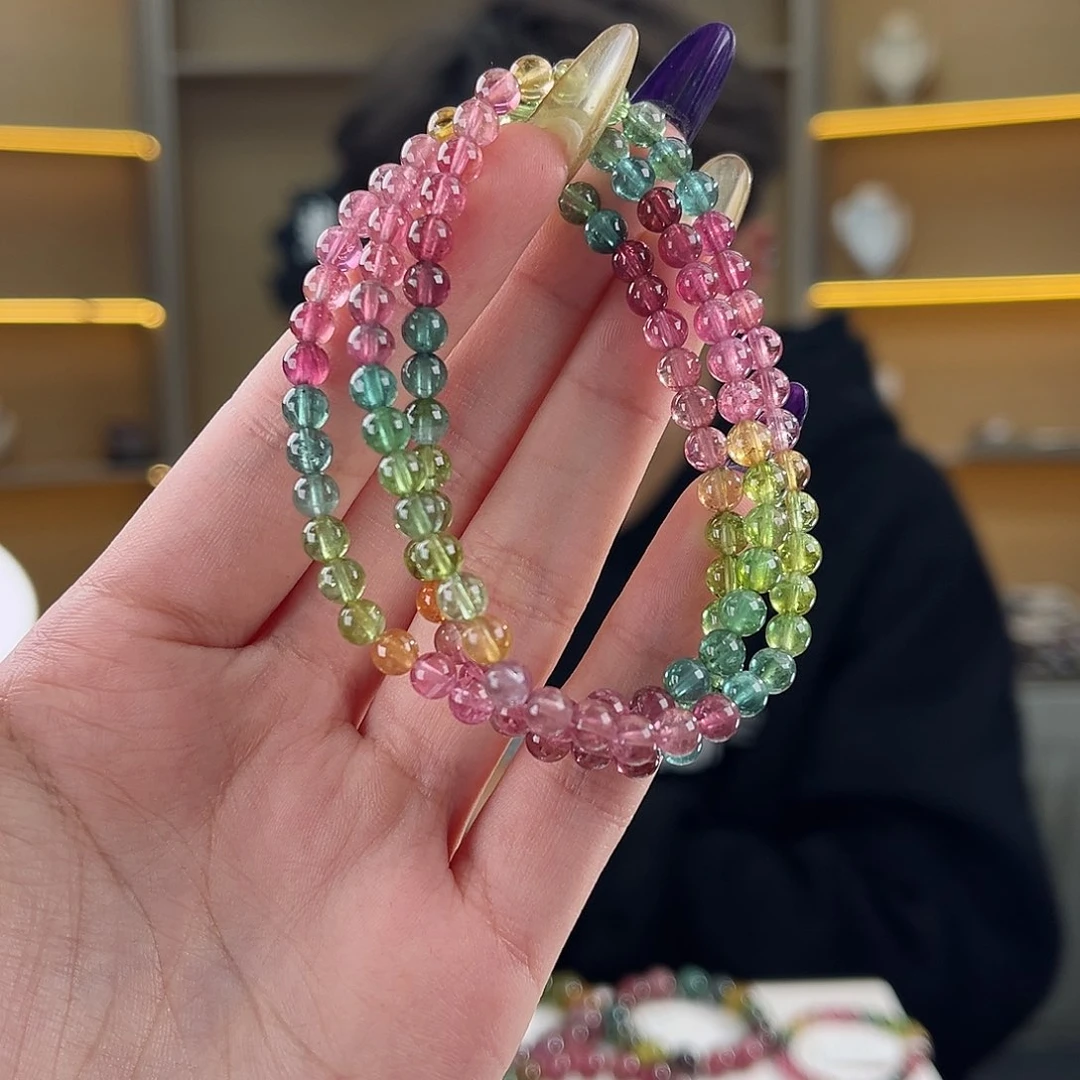 碧玺碧玺5mm（多样性发一件未镶嵌