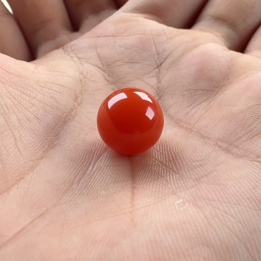 南红玛瑙未镶嵌圆珠12.0