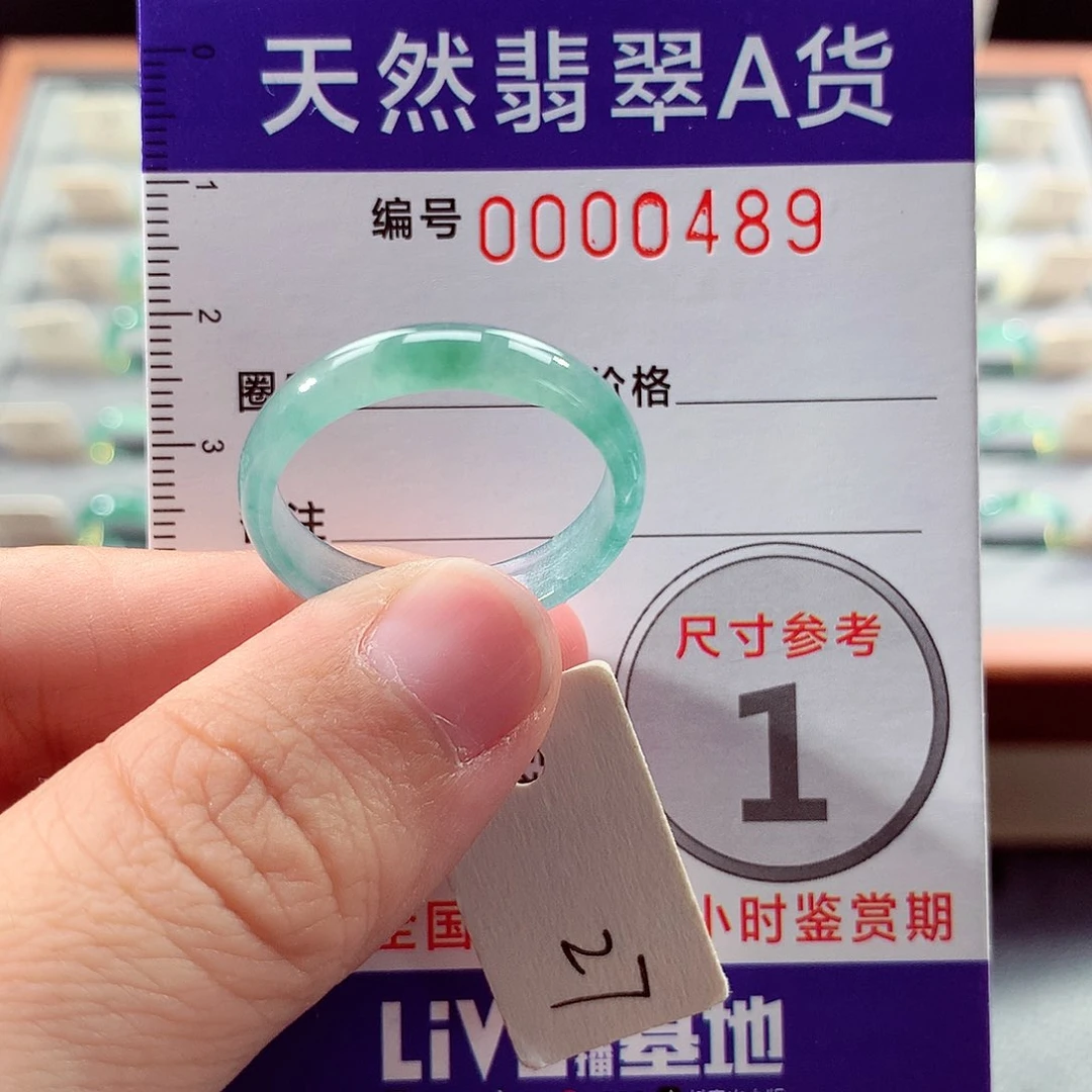 翡翠戒指未镶嵌27号