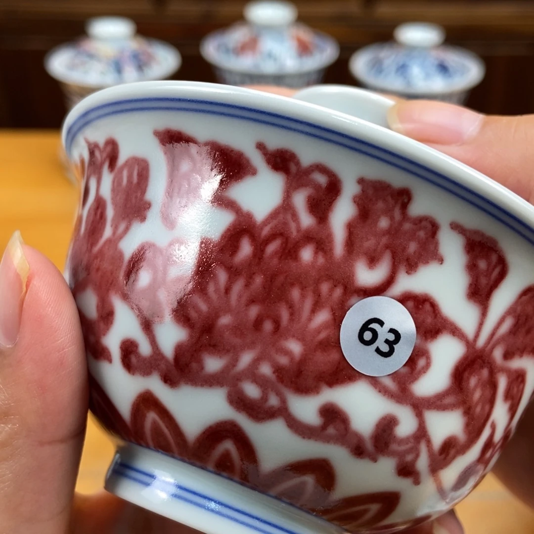 手绘现代茶具非古董