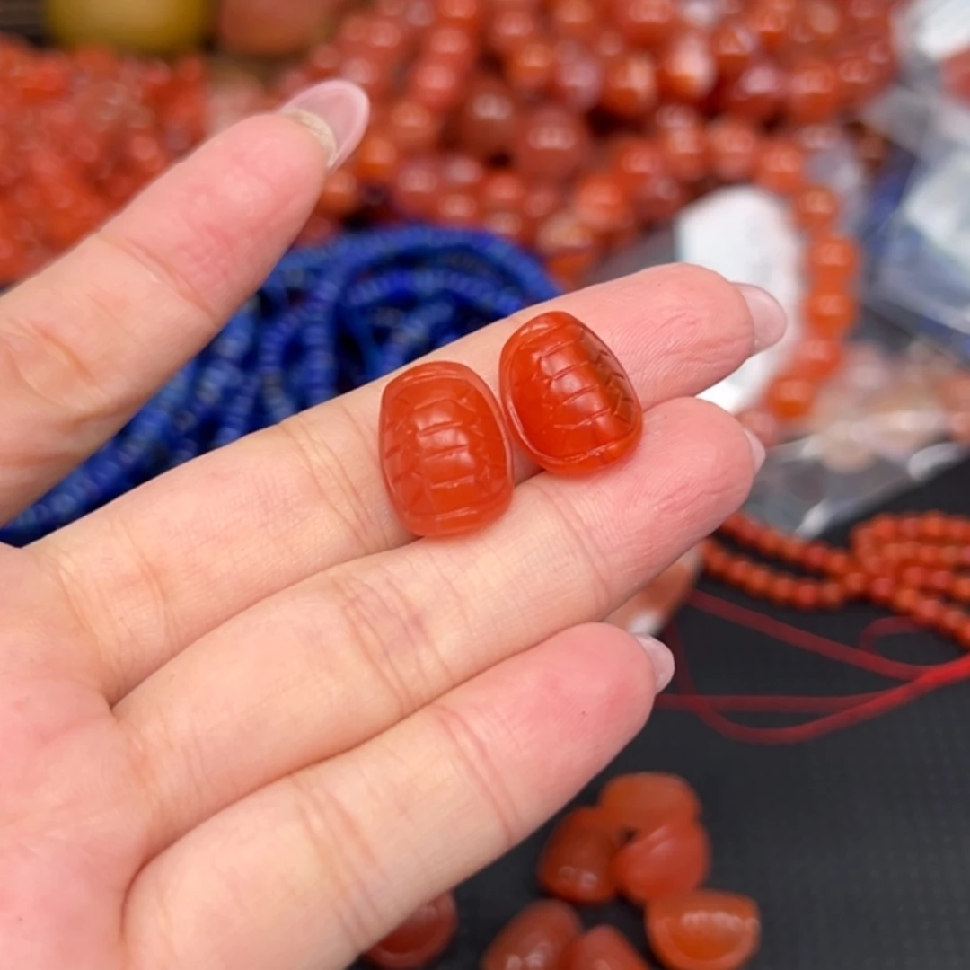 南红玛瑙未镶嵌吊坠(不含链)