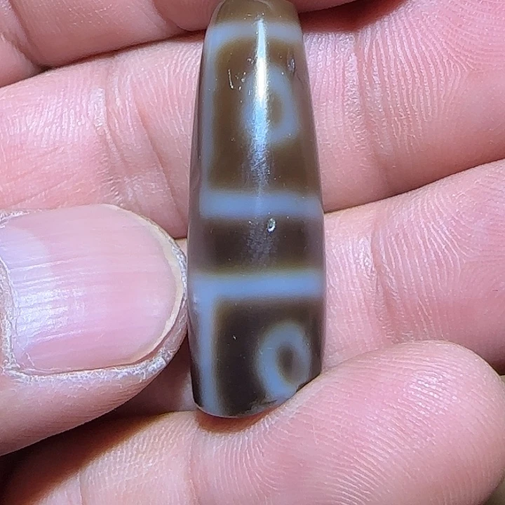 藏区老天珠保老漂亮