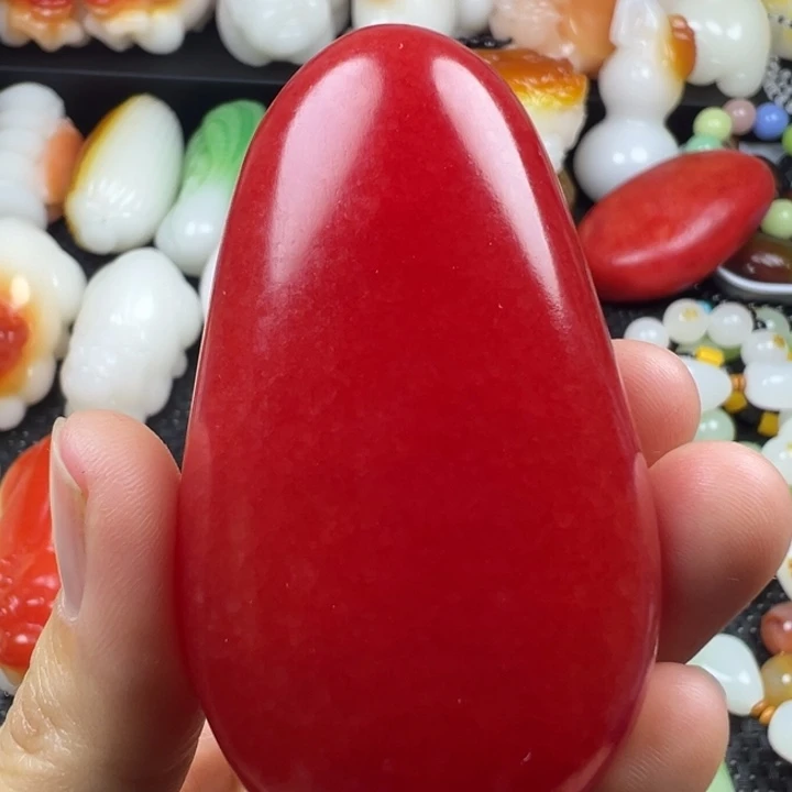 新疆戈壁五彩石金丝