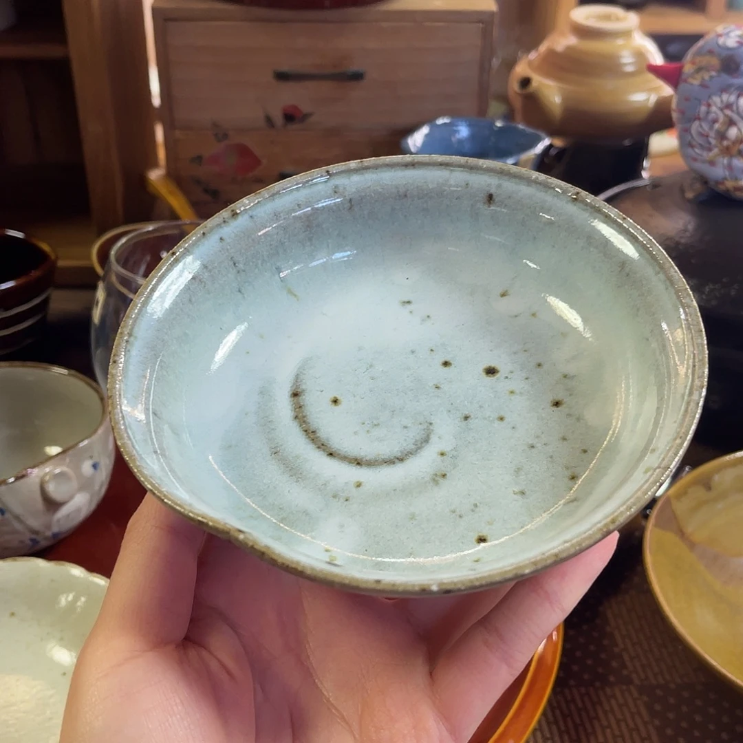 瓷片橘吉粗陶窑变芝麻釉钵子7