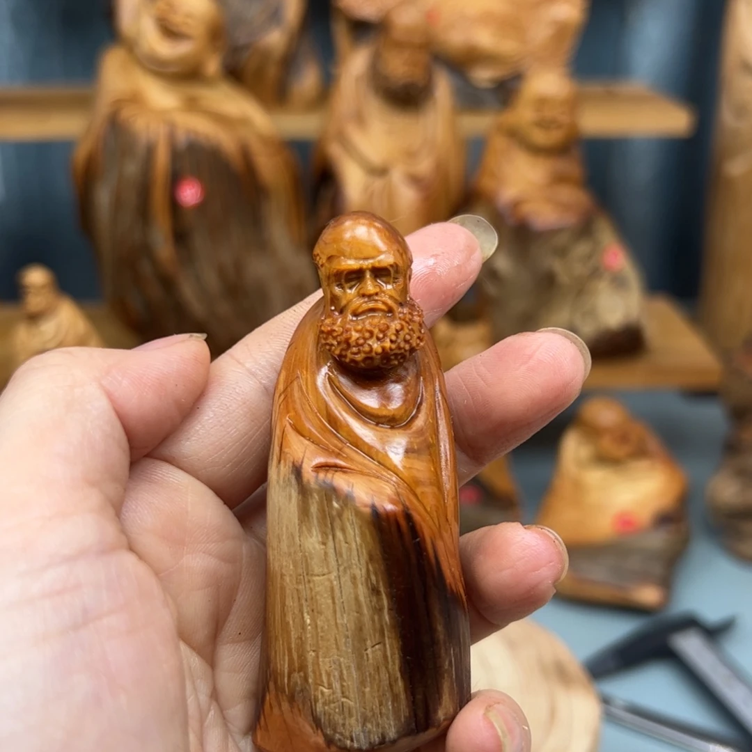 柏木崖柏木摆件手把件，31