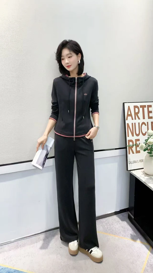 休闲风时尚套装春季休闲运动春秋上衣网红秋季套装百搭气质 67309