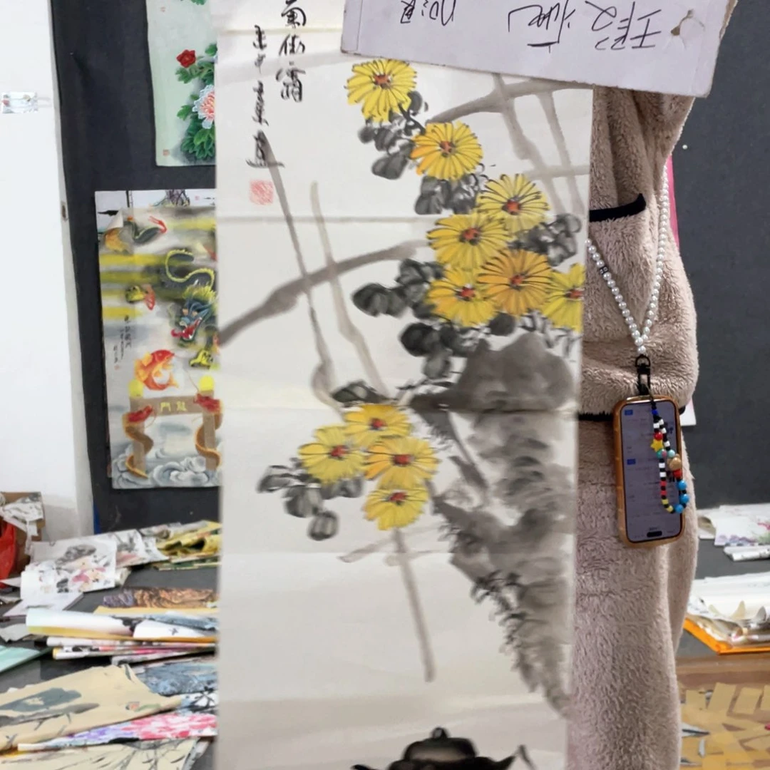 国画国画作品画心一张