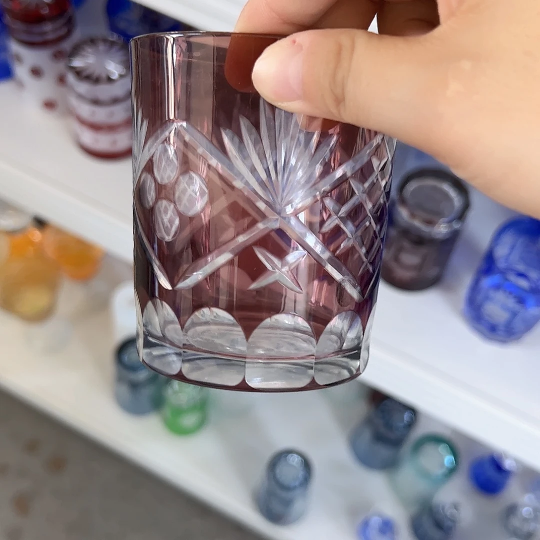水晶玻璃平底款微瑕一个