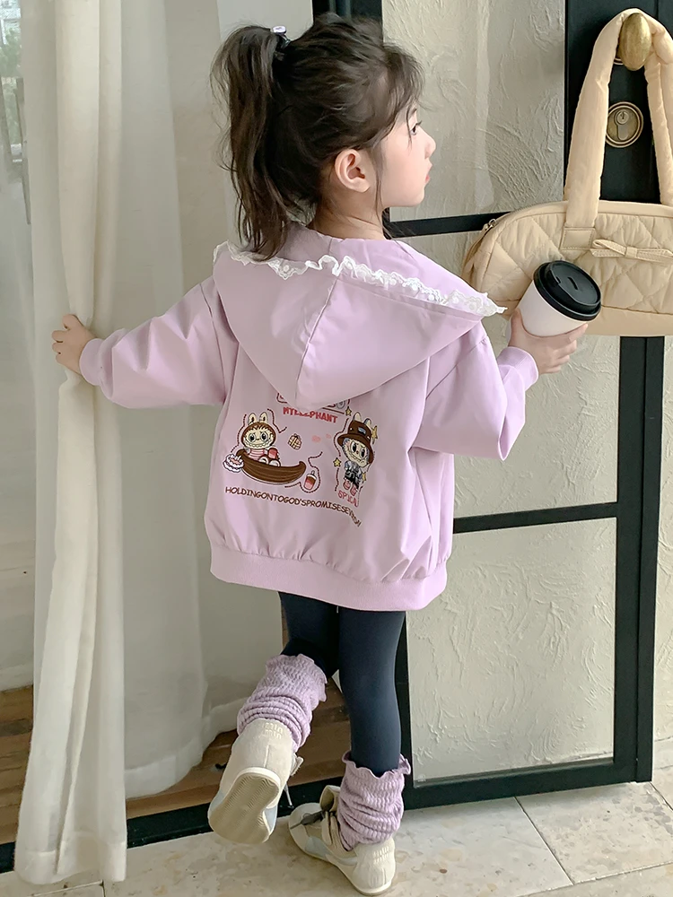 女童春装外套2025春秋新款哪吒儿童服装网红炸街春季女宝宝棒球服