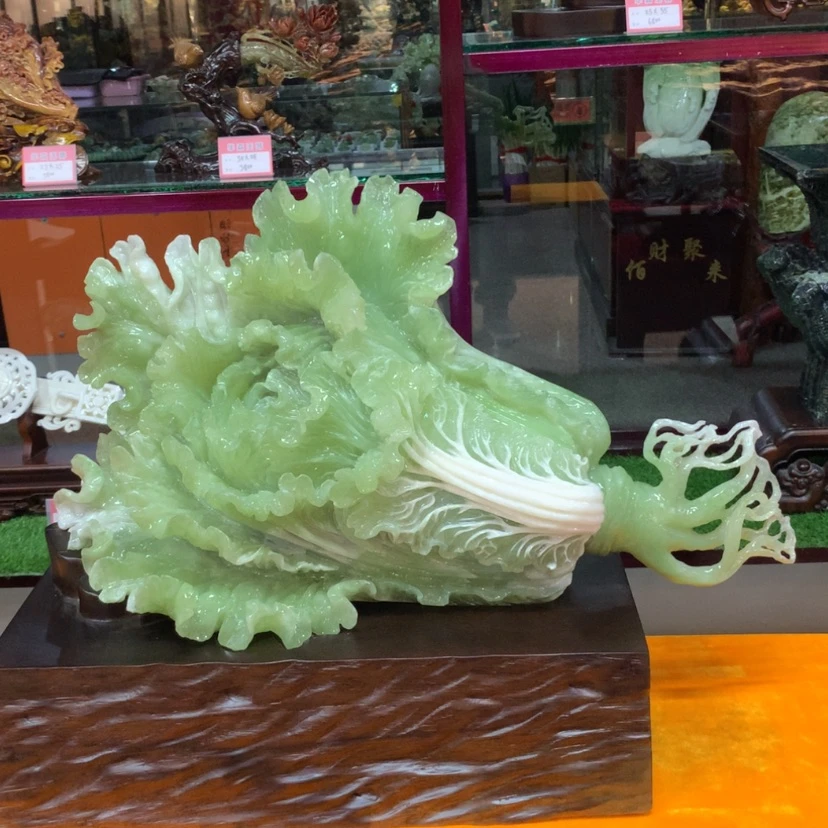 【闪购商品】未镶嵌蛇纹石玉摆件覆膜