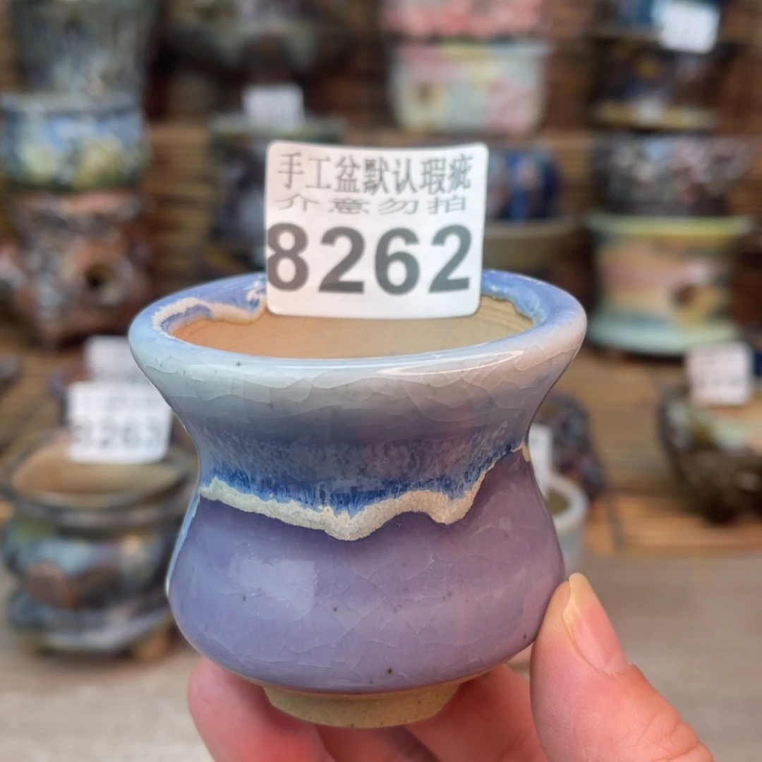 手工花盆默认瑕疵完美者勿拍