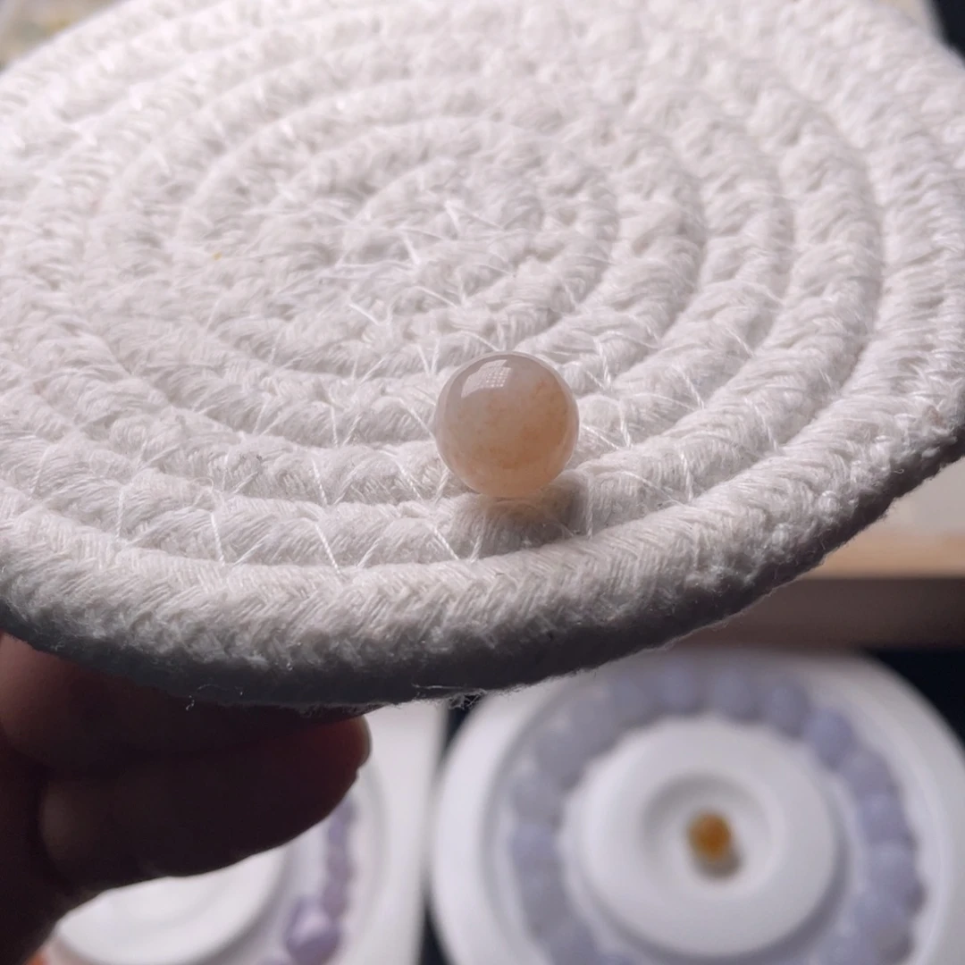 未镶嵌手链翡翠卡11粉橙色