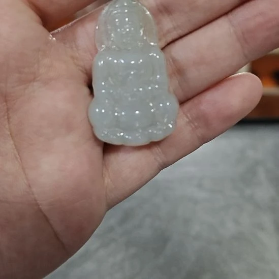 翡翠未镶嵌颈饰缅甸a货翡翠观音