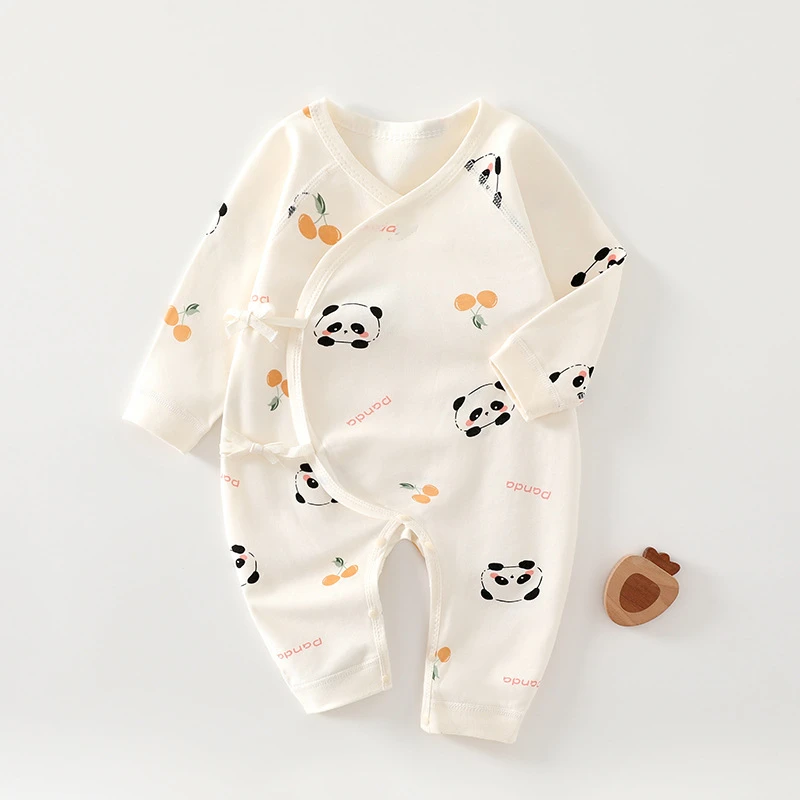 婴儿连体衣春秋夏宝宝纯棉哈衣睡衣
