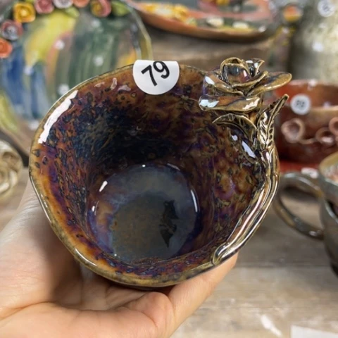 碗熠樹日式手接餐具套装
