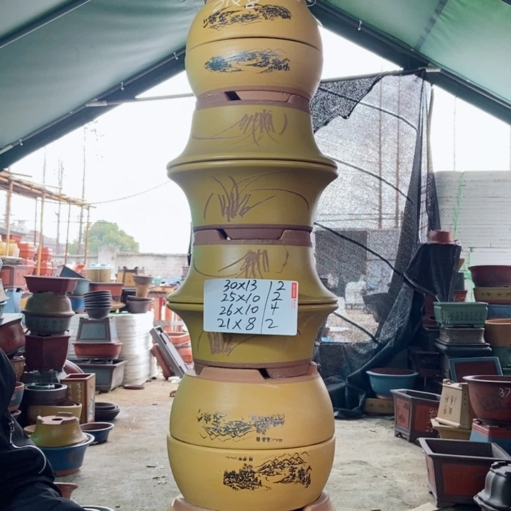 紫砂花盆紫砂紫砂