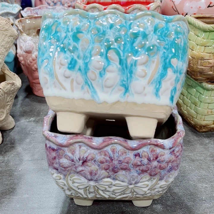 多肉陶瓷花盆满10元包邮