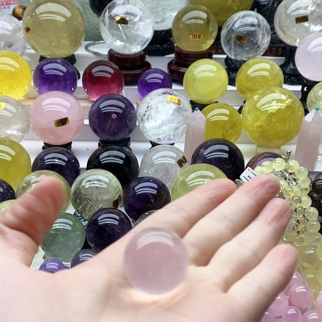 未镶嵌珠宝半成品水晶漂*5