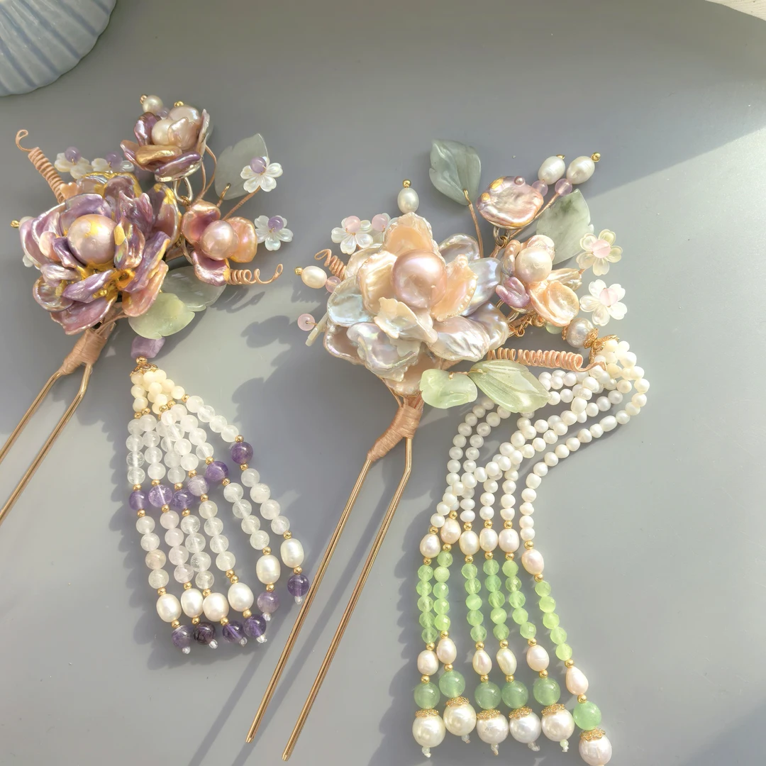 巴洛克流苏发簪发饰