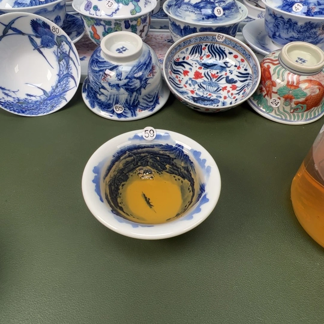 陶瓷景德镇纯手工纯手绘茶具木木59