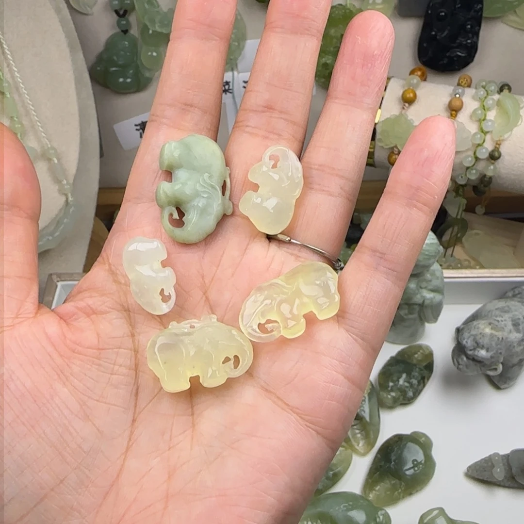 蛇纹石玉岫玉未镶嵌