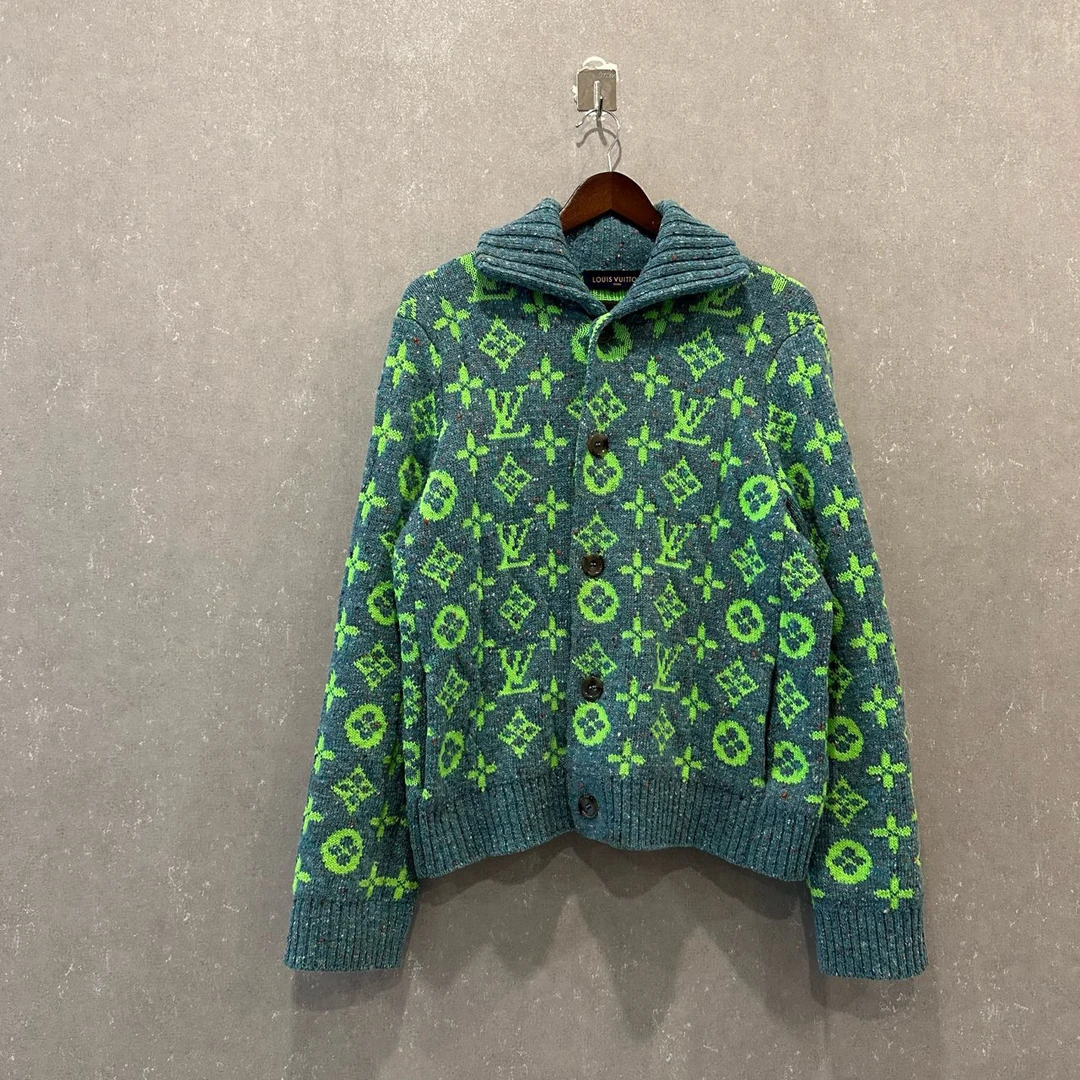 LOUIS VUITTON 路易威登 SS22 虎年限定满印毛衣 L码/99新/003423