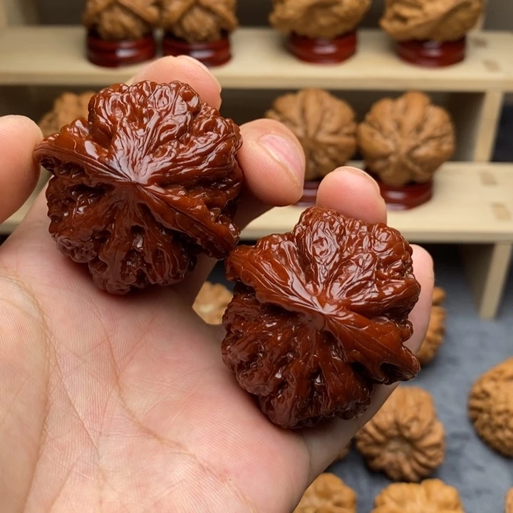 文玩核桃把件大粗筋