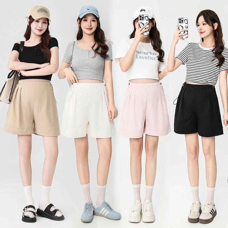 孕妇夏季薄款外穿宽松阔腿显瘦山本五分休闲短裤时尚百搭