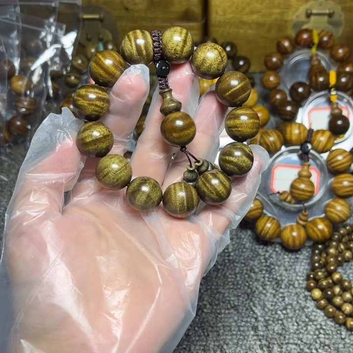 手串/手链楠木（金丝楠）枯木黑金水波1.8