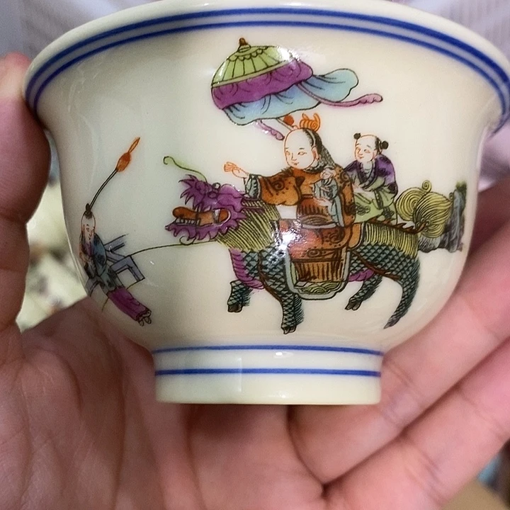 摆件景德镇陶瓷主人杯2344