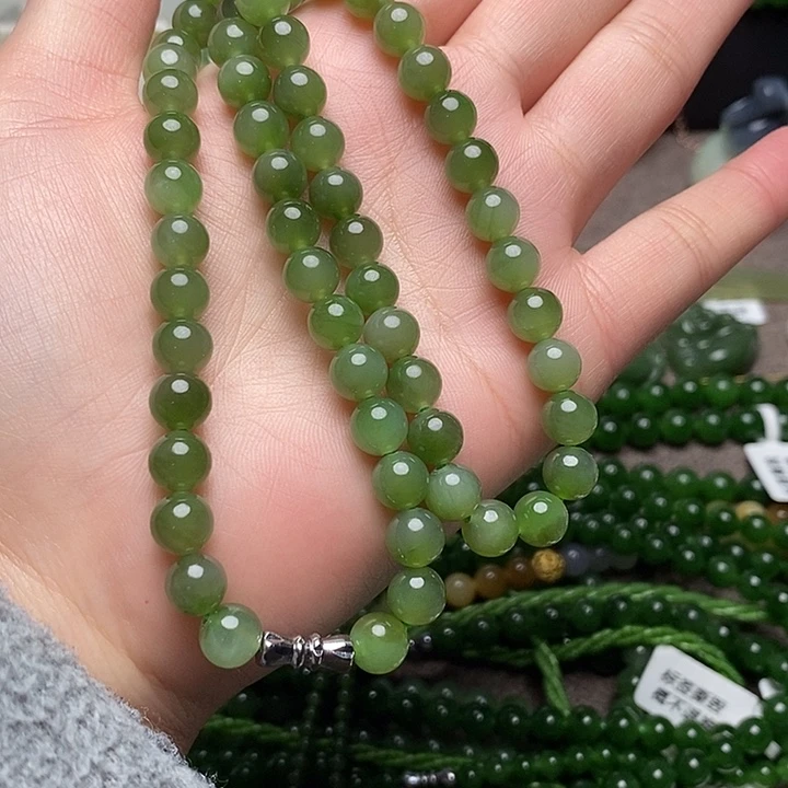 和田玉未镶嵌手链