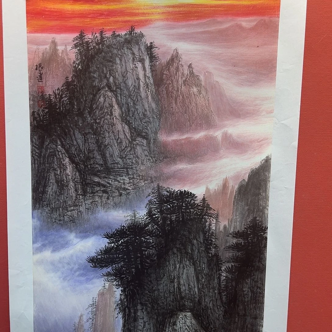 国画曹根建国画作品