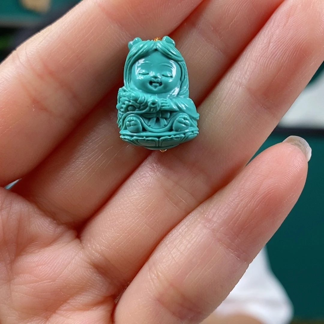 未镶嵌绿松石珠宝奇石