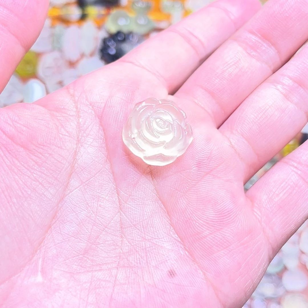 十***喵蛇纹石玉未镶嵌吊坠