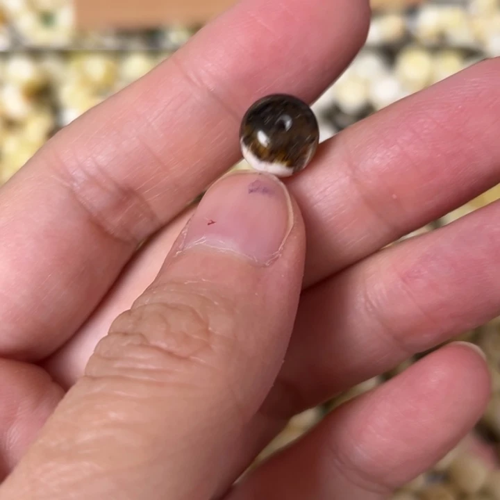 蜜蜡未镶嵌裸石9.5mm一个