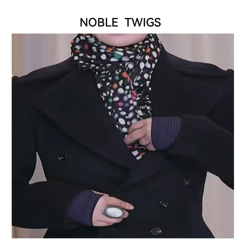 【N T Liu定制款】满天星复古颈巾.网红优雅 S8056