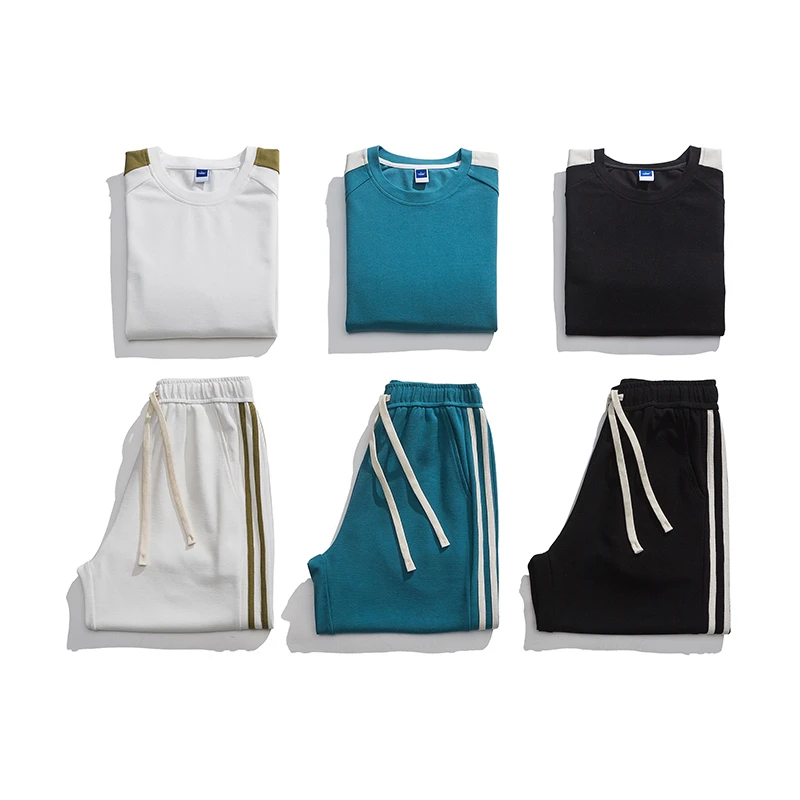 Notears休闲短袖套装春夏福利男女同款tz11