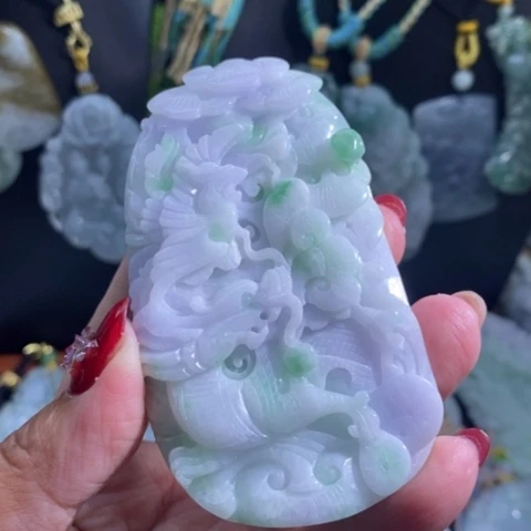 【闪购商品】颈饰未镶嵌翡翠龙凤