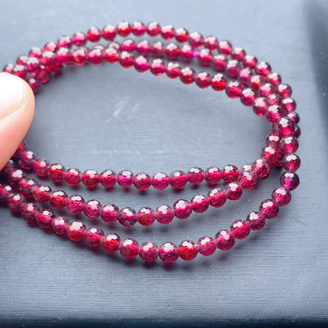 手链石榴石未镶嵌天然