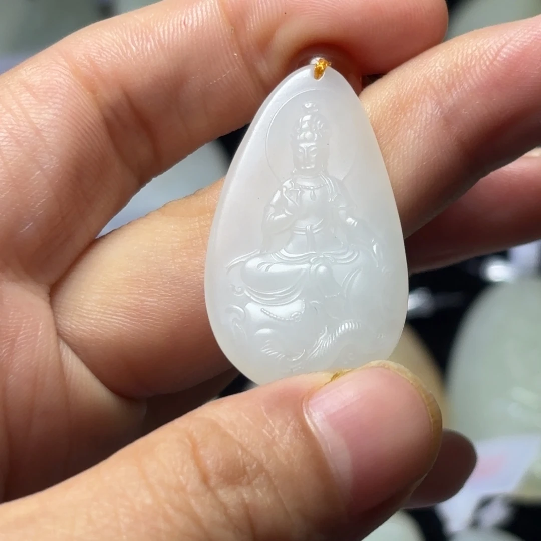 书***～和田玉未镶嵌吊坠(不含链)和田玉