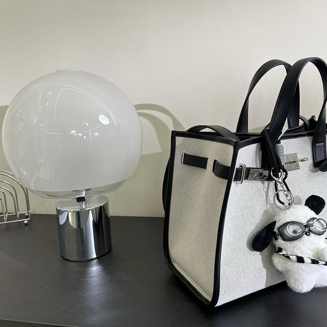 【熙薇品牌】【简逸鎏光】2025春季新款时尚托特大容量包L1261