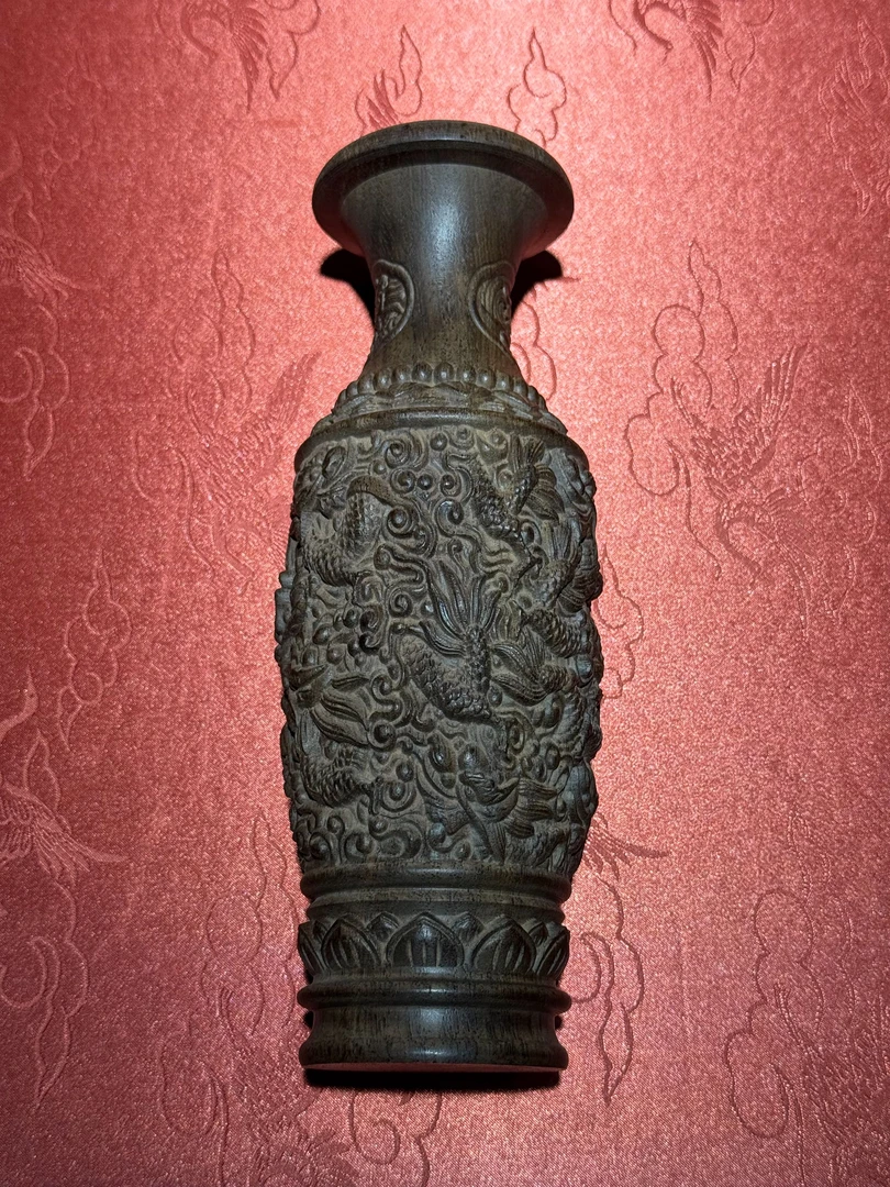 【一言】九龙瓶摆件