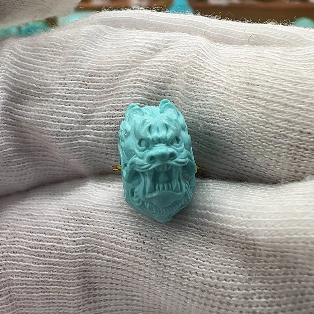 绿松石龙扣 未镶嵌