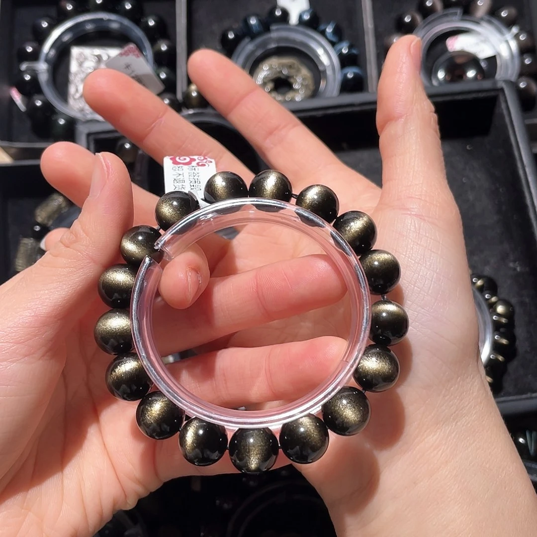 黑曜岩手链未镶嵌Q****n