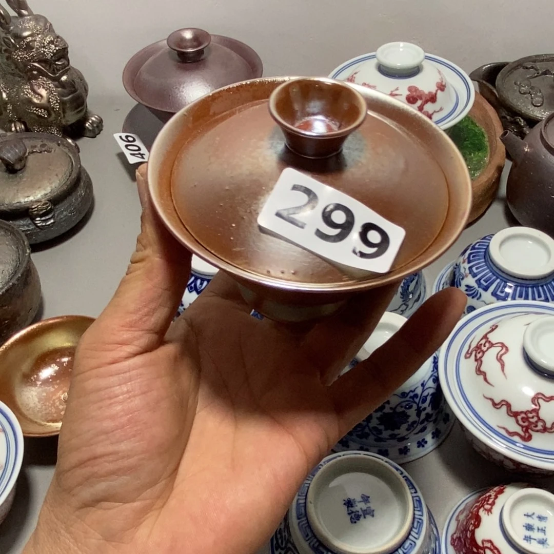 柴烧茶具陶瓷杯子