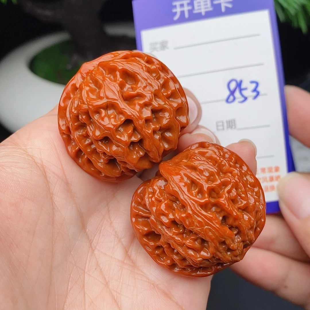 文玩核桃把件37苹果853