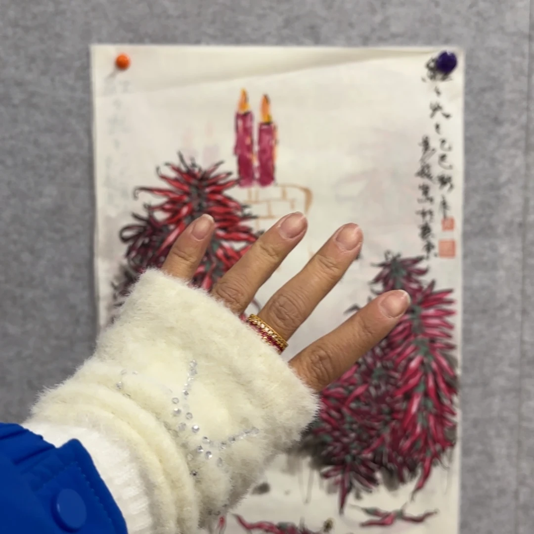 在***情国画花鸟等多种鸟类